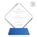 Toulon Blue on Newhaven Diamond Crystal Award