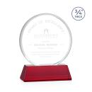Blackpool Red on Newhaven Circle Crystal Award