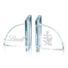 Employee Gifts - Chipped Bookends - Jade