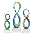 Duarte Clear on Sheffield Base Unique Glass Award