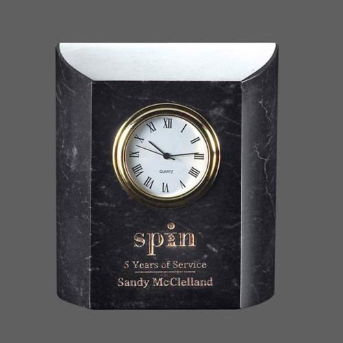 Corporate Gifts - Clocks - Ajax - Black
