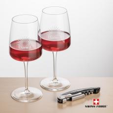 Employee Gifts - Swiss Force Opener & 2 Dunhill Wine