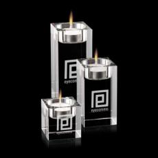 Employee Gifts - Perth Candleholder - Optical (Set of 3)