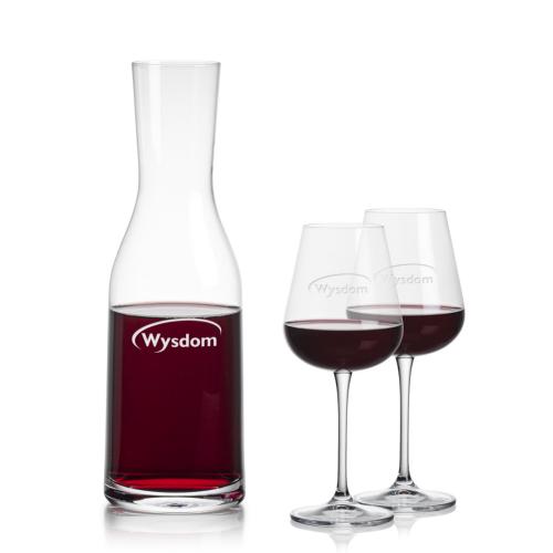 Corporate Gifts - Barware - Gift Sets - Caldmore Carafe & Breckland Wine