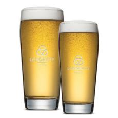 Employee Gifts - Wilmington Beer Glass - Deep Etch