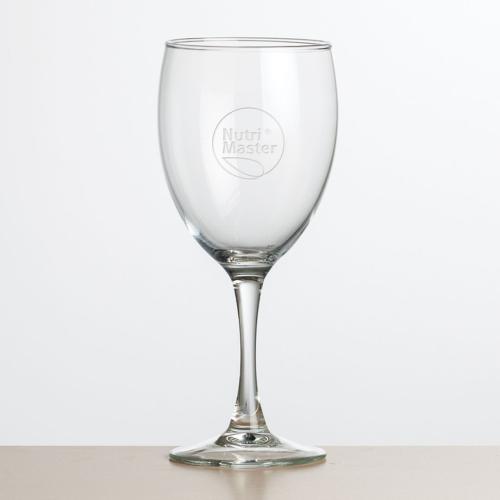 Corporate Gifts - Barware - Wine Glasses - Carberry Wine - Deep Etch 