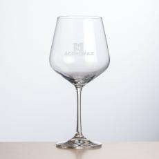 Breckland Burgundy Wine - Deep Etch - Barware