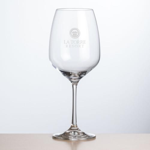 Corporate Gifts - Barware - Wine Glasses - Oldham Wine - Deep Etch 