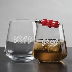 Breckland OTR/DOF - Deep Etch - On the Rocks Glasses