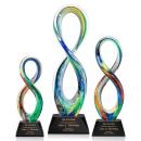 Duarte Black on Sheffield Base Unique Glass Award