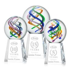 Employee Gifts - Galileo Globe on Celestina Base Glass Award