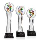 Galileo Black on Grafton Base Globe Glass Award