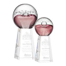 Employee Gifts - Jupiter Globe on Novita Base Glass Award
