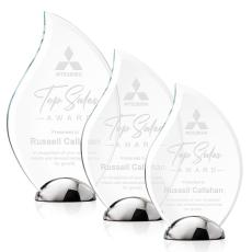 Employee Gifts - Neskita Flame Crystal Award