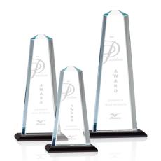Pinnacle Black Towers Crystal Award - Awards and Trophies