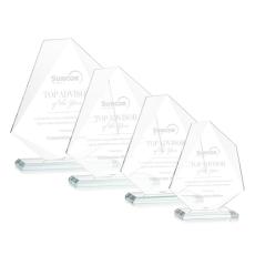 Employee Gifts - Picton Clear Unique Crystal Award