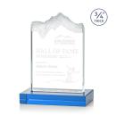 Kilimanjaro Sky Blue Peaks Crystal Award