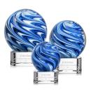 Naples Clear on Paragon Base Globe Glass Award