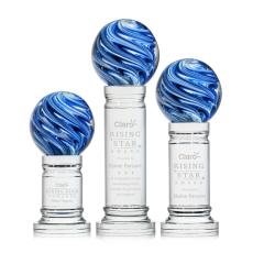 Employee Gifts - Naples Globe on Colverstone Base Glass Award