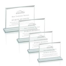 Employee Gifts - Lismore Clear Rectangle Crystal Award
