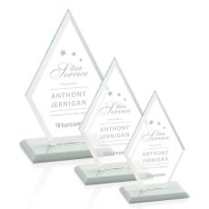 Tuscany White Diamond Crystal Award - Diamond Awards