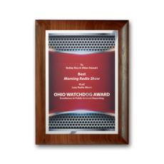 Employee Gifts - SpectraPrint Plaque - Rolled Edge Silver