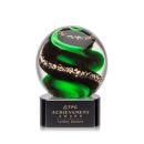 Zodiac Black on Paragon Base Globe Glass Award