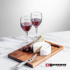 Employee Gifts - Swissmar Acacia Board &  2 Carberry Wine