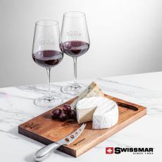 Employee Gifts - Swissmar Acacia Board &  2 Laurent Wine