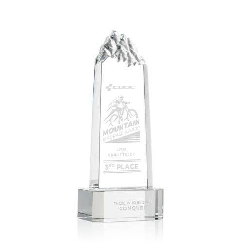 Awards and Trophies - Himalayas Tower Clear on Base Peaks Crystal Award