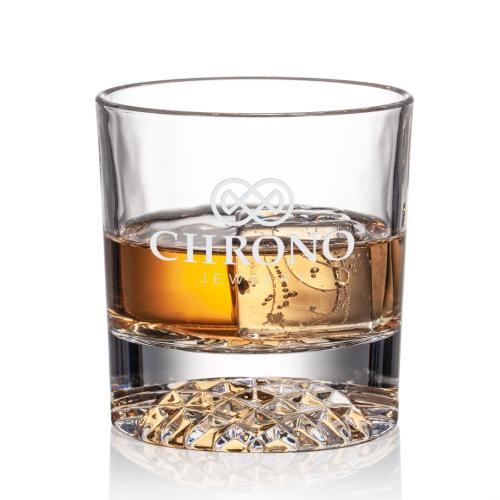 Corporate Gifts - Barware - On the Rocks Glasses - Buxton OTR - Deep Etch