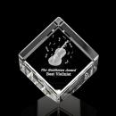Burrill Corner Cube 3D Square / Cube Crystal Award