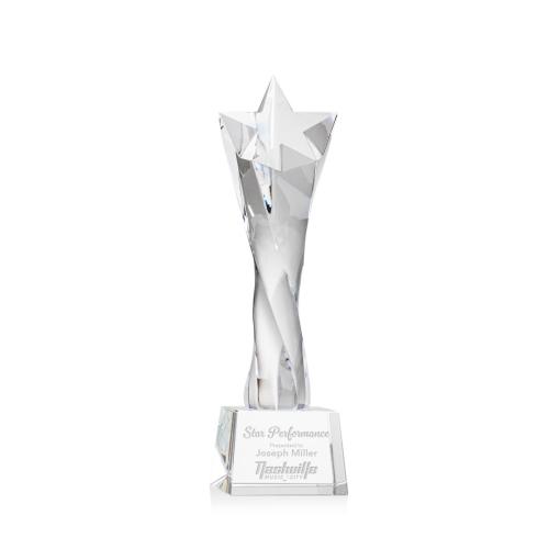 Awards and Trophies - Arlington Clear on Robson Base Star Crystal Award
