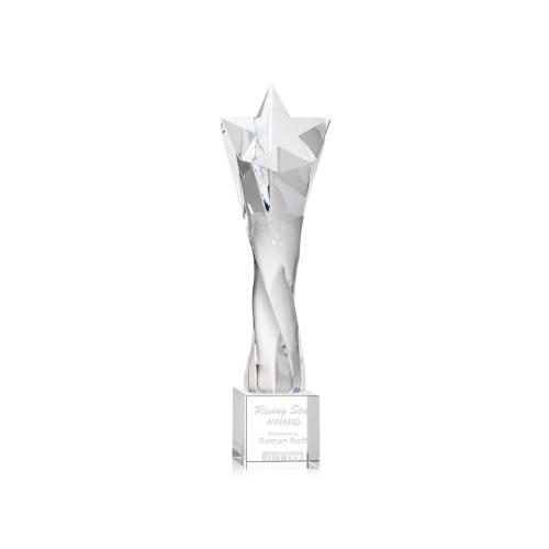 Awards and Trophies - Arlington Star on Granby Base Crystal Award