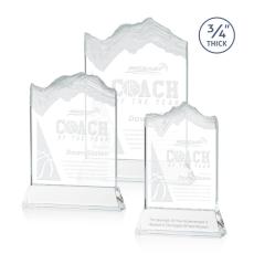 Kilimanjaro Starfire on Newhaven Peaks Crystal Award - Crystal Awards