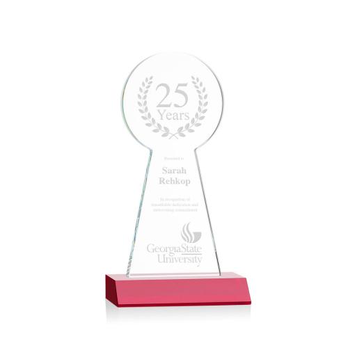 Awards and Trophies - Laidlaw Tower Red Towers Crystal Award