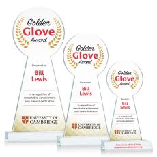 Employee Gifts - Laidlaw Full Color Clear Towers Crystal Award