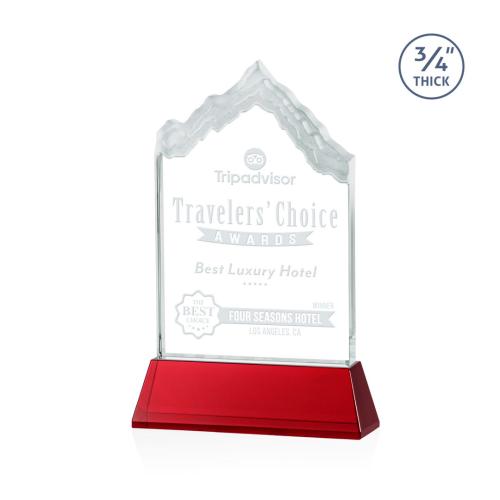 Awards and Trophies - McKinley Red on Newhaven Peaks Crystal Award