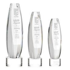 Employee Gifts - Hoover Clear on Marvel Base Towers Crystal Award