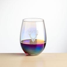Employee Gifts - Miami Stemless Wine - Deep Etch