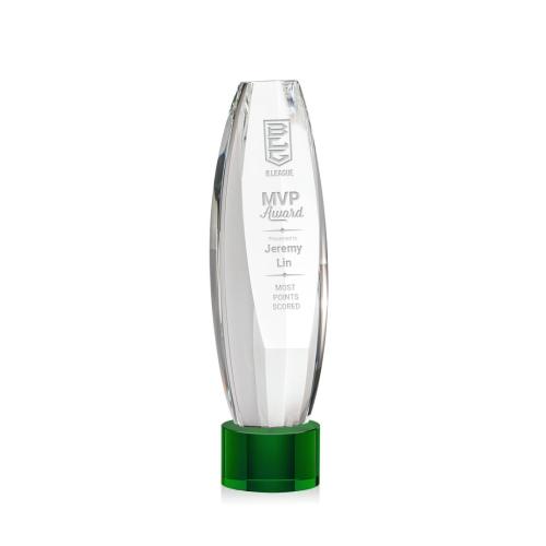Awards and Trophies - Hoover Green on Marvel Base Towers Crystal Award