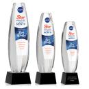 Hoover Full Color Black on Robson Base Towers Crystal Award