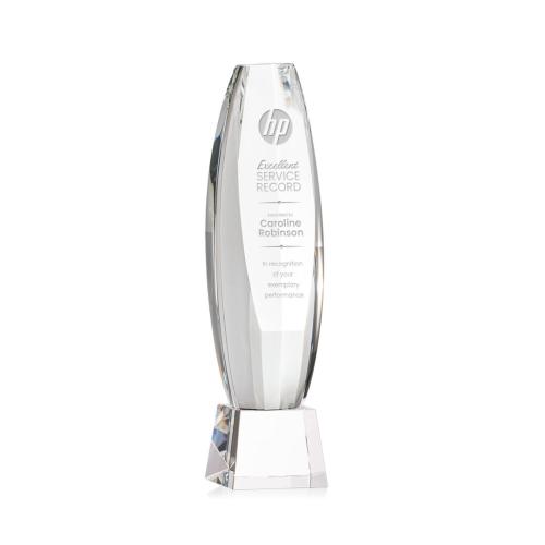 Awards and Trophies - Hoover Clear on Robson Base Towers Crystal Award