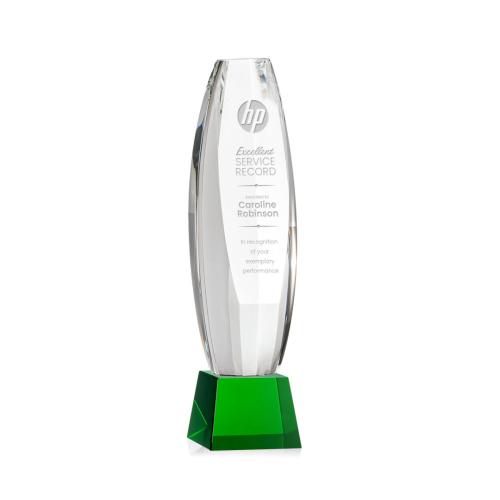 Awards and Trophies - Hoover Green on Robson Base Towers Crystal Award