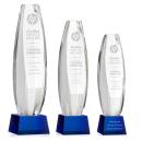 Hoover Blue on Robson Base Towers Crystal Award