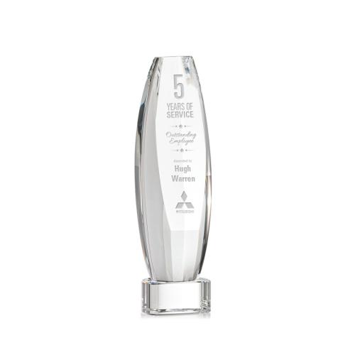Awards and Trophies - Hoover Clear on Paragon Base Towers Crystal Award