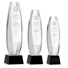 Employee Gifts - Hoover Black on Robson Base Towers Crystal Award