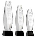 Hoover Black on Robson Base Towers Crystal Award