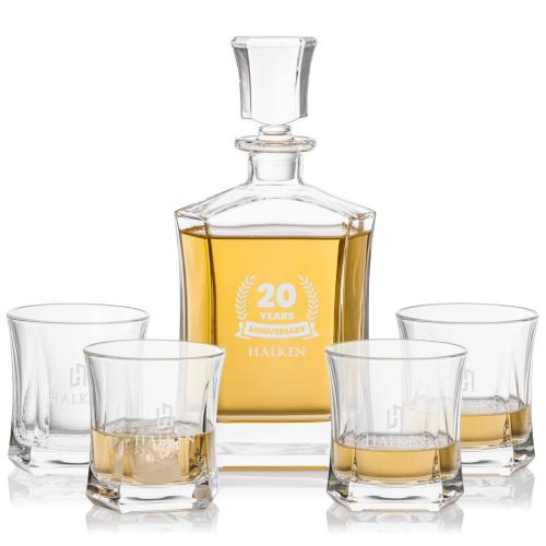 Corporate Gifts - Barware - Gift Sets - Avalon Decanter Set