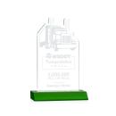 Longhaul Green Unique Crystal Award